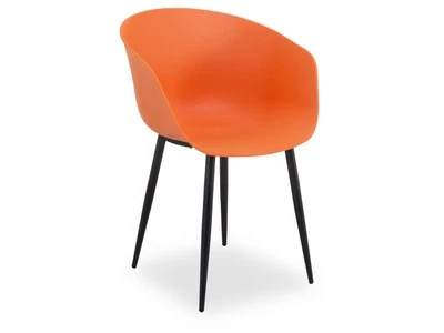 Gartenstuhl outdoor OVADA orange BHT 53x59x77 cm orange Stapelstuhl Klappstuhl