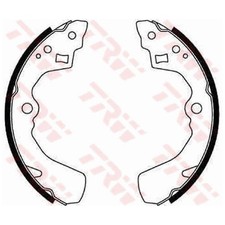 Bremsbackensatz hinten für Suzuki Baleno EG Liana ER Swift 2 AH EA 3 MZ | 23854