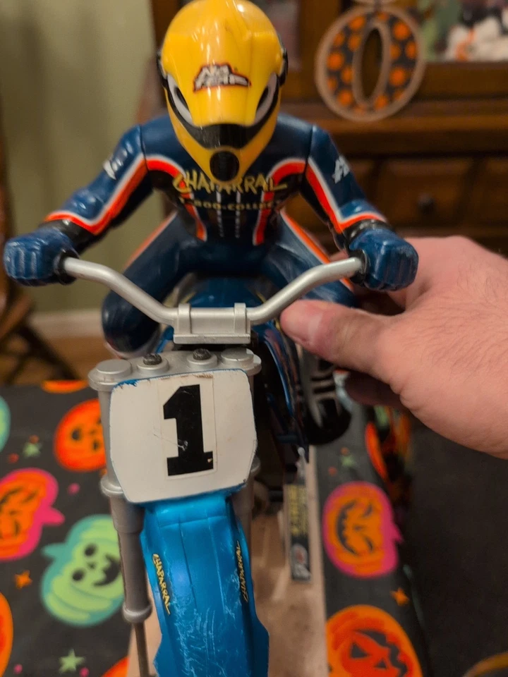 VINTAGE Jeremy Mcgrath MX Tyco RC X-TREME CYCLE Motorcycle Dirt Bike Motocross - Image 3 of 4