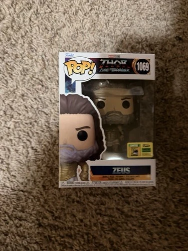 Funko Pop Zeus Vinyl Figure Marvel Studios Thor Love and Thunder Collectible