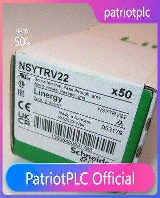 NSYTRV22 DIN  Rail Mount Terminal Block - Price per 50x Box US Free TAX
