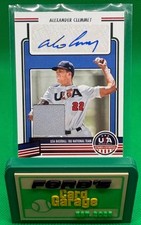 2023 Panini USA Stars & Stripes Alexander Alex Clemmey Rookie Jersey AUTO