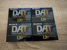 4 X Sony DAT DT-120RA K7 Audio Cassette 120 Min Neuf