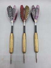 Vintage Brass Dart Set with Vortex Flights - 19g