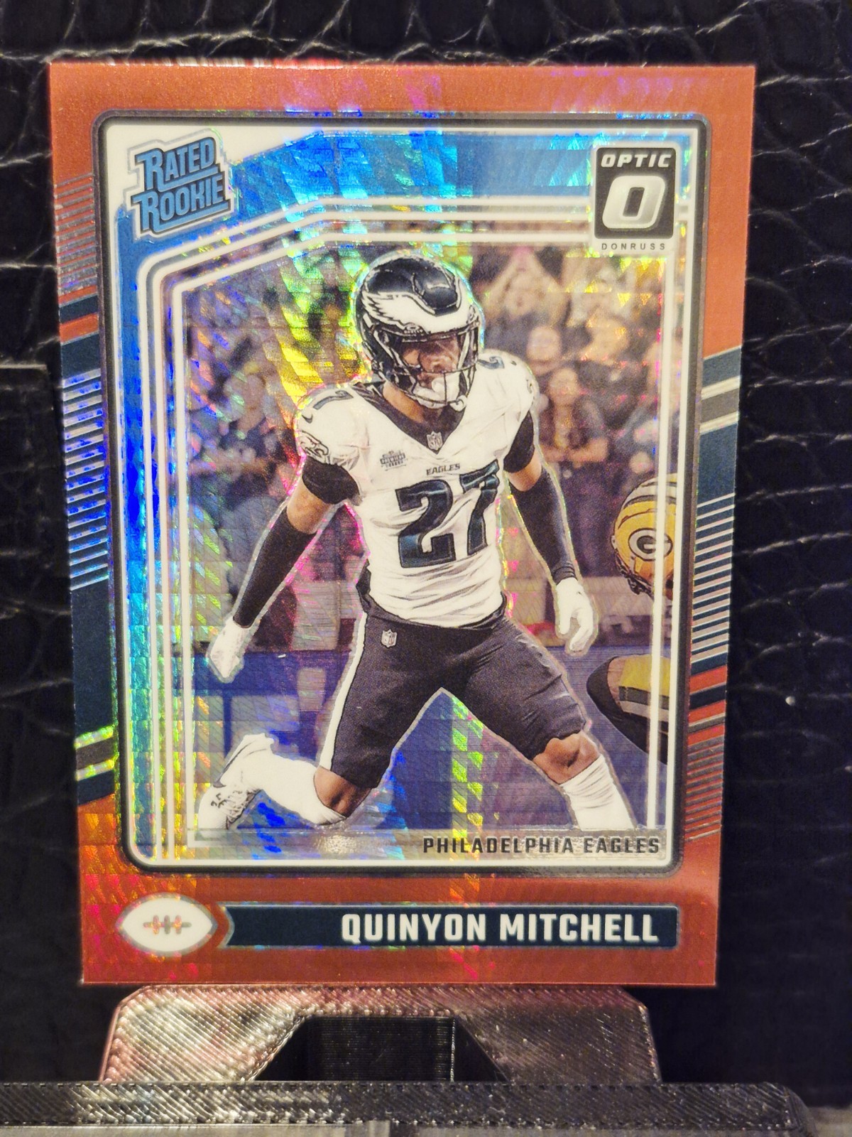 2024 Panini Donruss Optic QUINYON MITCHELL Rated Rookie Red Hyper #282 RC Eagles