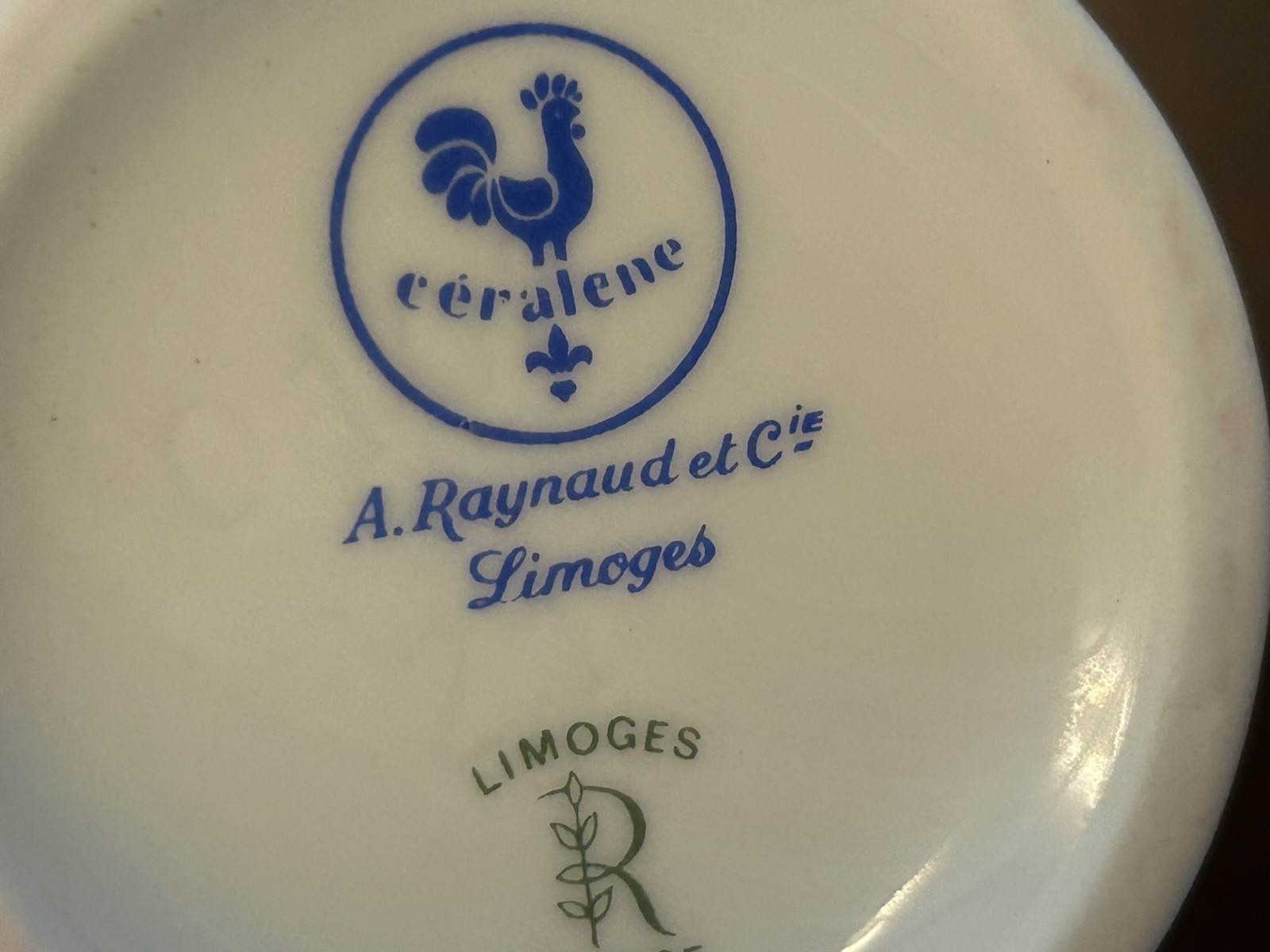 Vintage A. Raynaud Limoges France Iris Vase 8.5”