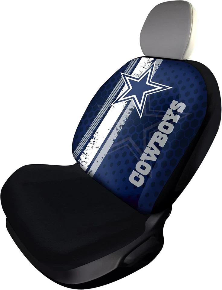 Dallas Cowboys NFL Printed Logo Car Seat Cover-Set of Two - Image 2 of 4