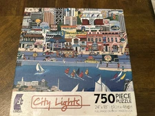 Sealed New Ceaco City Lights Puzzle The Heart of San Francisco 750 Pieces