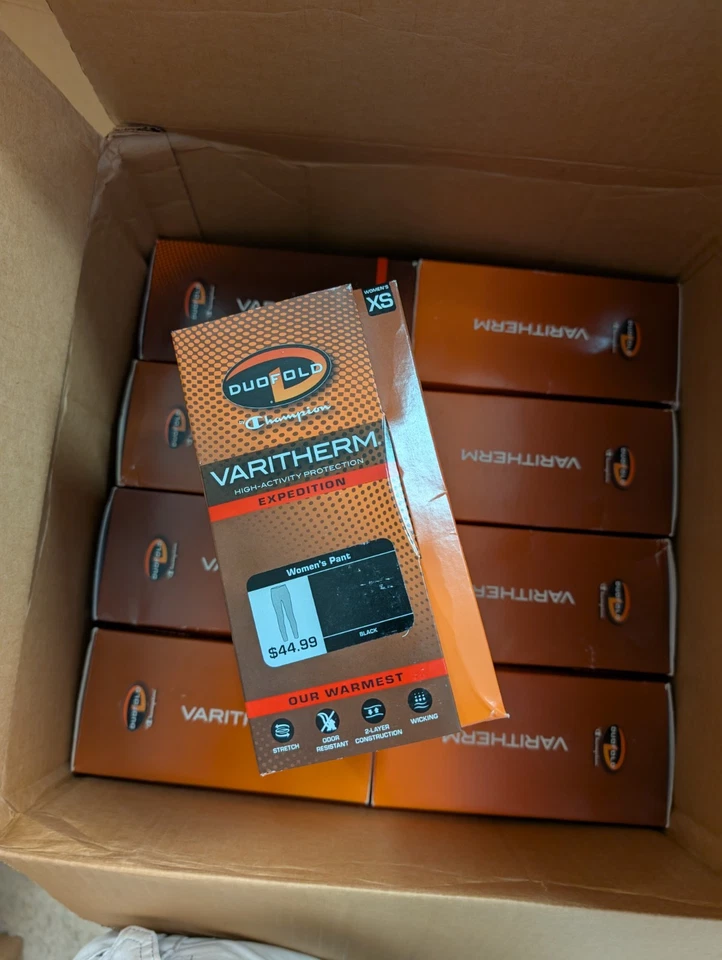 Pantalones térmicos Champion KEW4 Duofold Varitherm para mujer Expedición más cálidos Foto 2 de 4