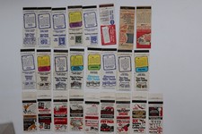 Vintage Matchbook Lot 25+ Ohio 1971 Mail Order Zodiac Poster Cookbook Pop Art