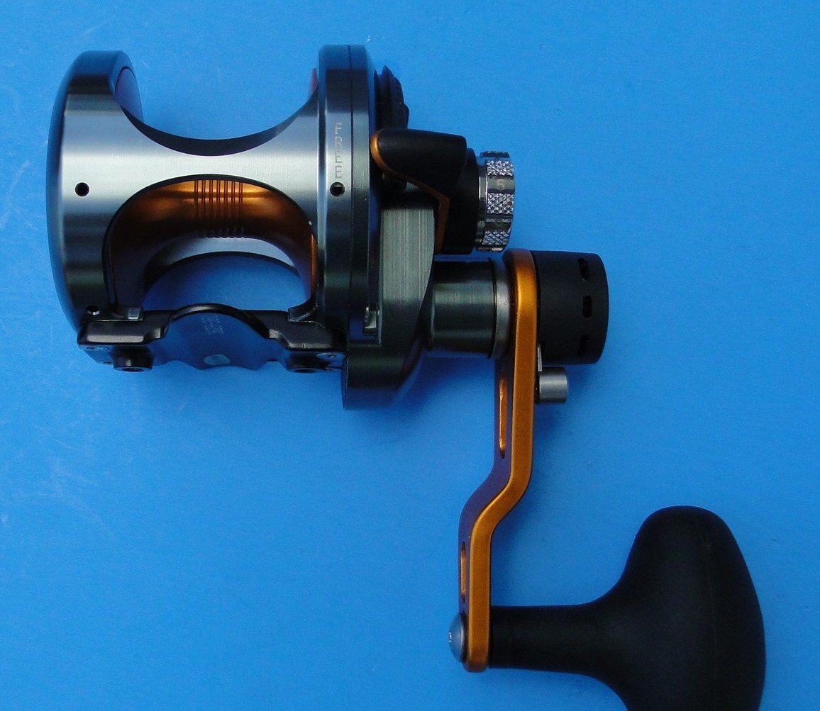 Okuma High Performance Andros 5II 2-Speed Lever Drag Reel, New in