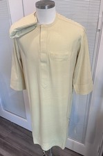 2pc set of high quality African/Nigerian inspired Kaftan in 3/4 sleeves . size L