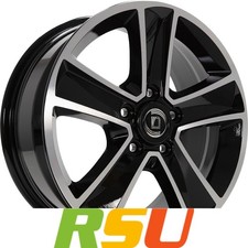 Diewe Mammut nero machined 7x16" ET50 LK5 160 ML 65.1 Alufelgen 16 Zoll