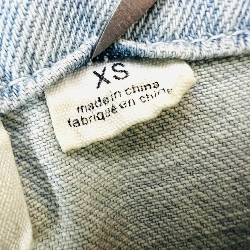 Mono vaquero Somedays Loving para mujer XS correa cruda 100 % algodón bolsillos Foto 4 de 4