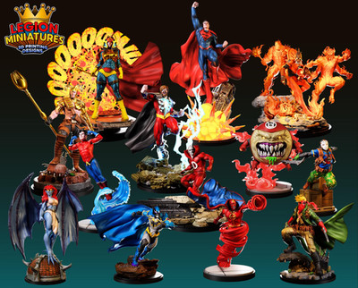 26. Februar - Legion Miniatures - Tabletop Games - Resin Miniatur - Fan Art - DC