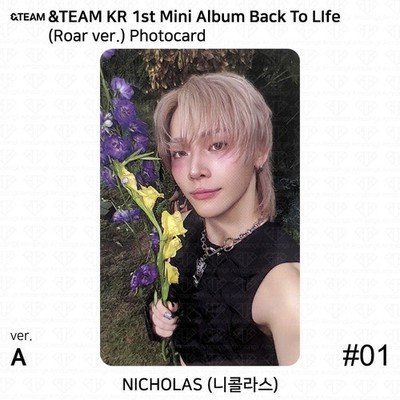 &TEAM KR 1st Mini Album Back To Life Roar/Breath/Gaze ver