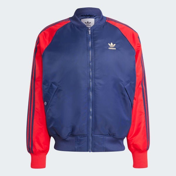 Adidas Originals Varsity Trefoil Bomber Jacket for Men Size M - IZ0410