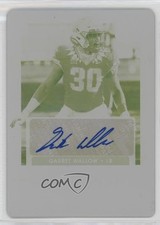 2021 Contenders Draft Picks Printing Plate Yellow 1/1 Garret Wallow Auto 0c6