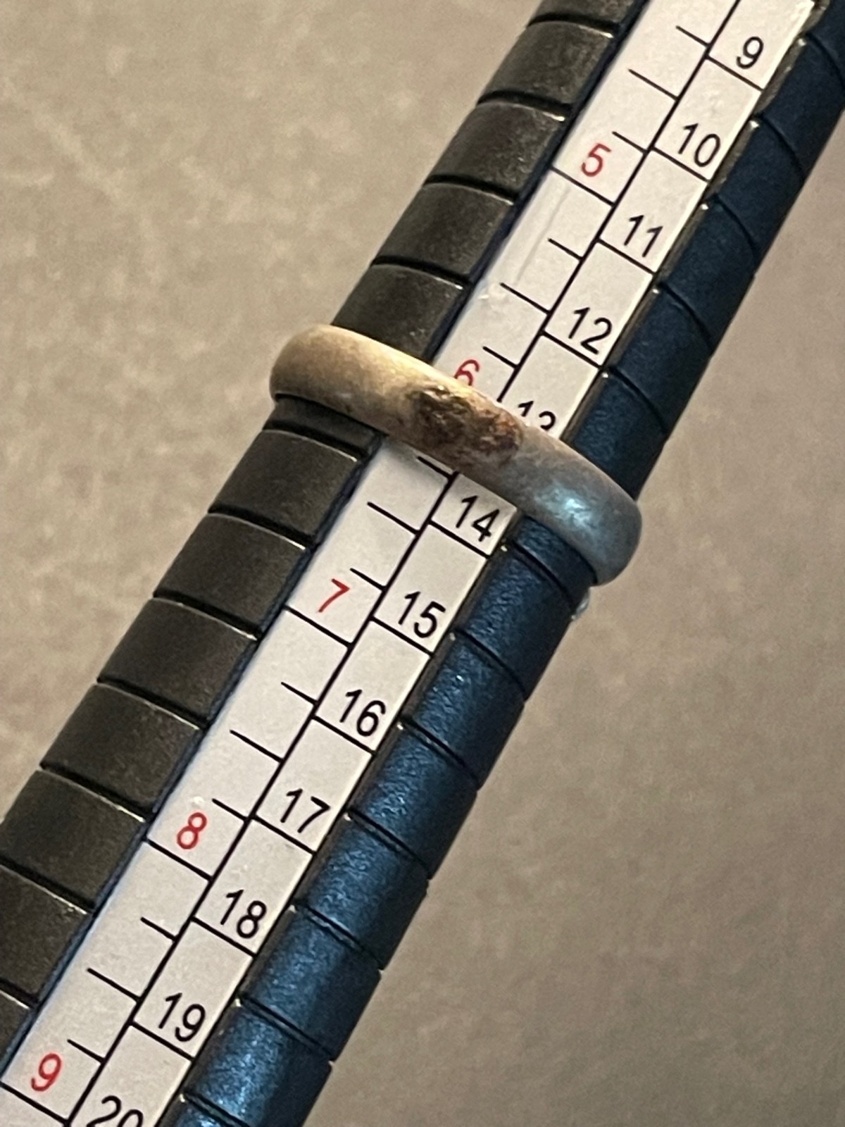 Vintage Simulated Opal Ring Solitaire Sterling Si… - image 7