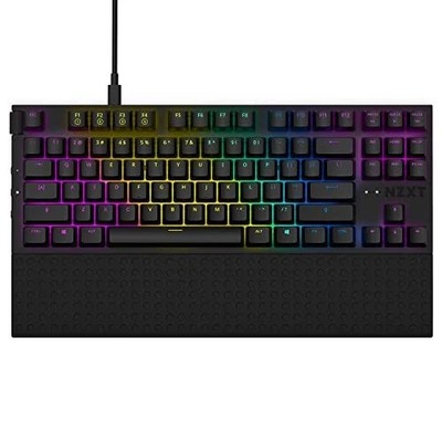 NZXT Function MiniTKL black KB-1TKUS-BR RGB keyboard, ( Pink Switches ), NIB