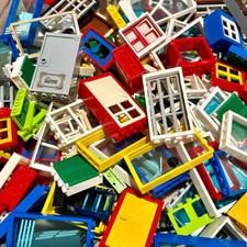 LEGO Doors and Windows Wall Panels Bulk Lot o...