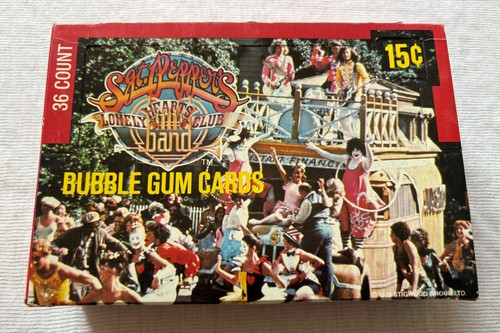 1978 Donruss Sgt. Pepper’s Lonely Hearts Club Band Neu Ungeöffnet Wachspackungen 35 Karton