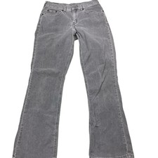 Vintage Levi  s 515 low rise boot cut gray corduroy pants 29x31