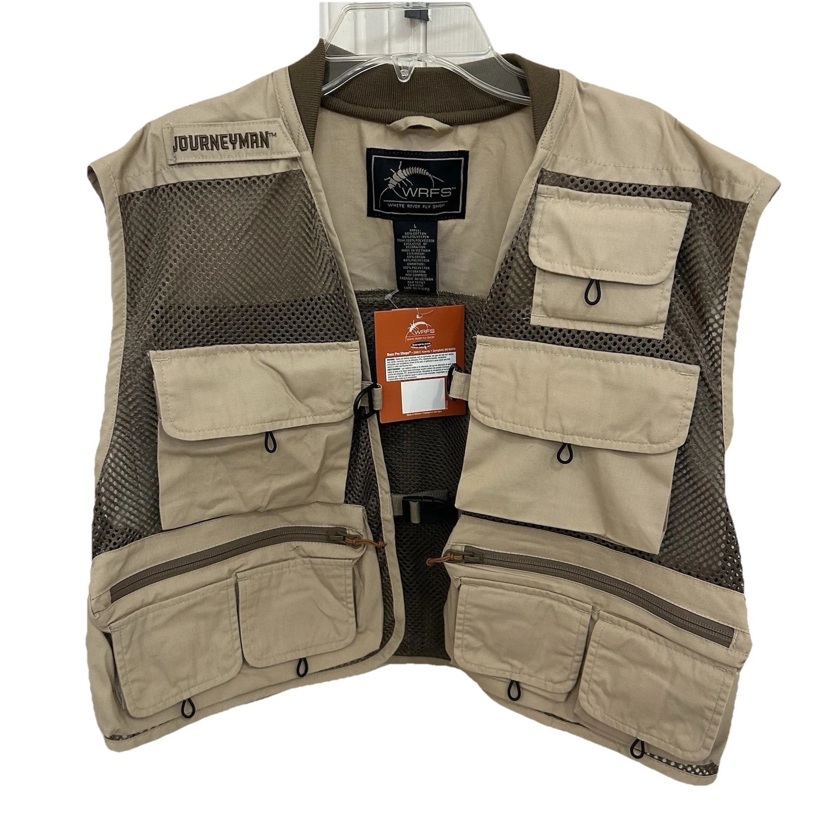 White River Fly Shop Journeyman Mesh Fly Fishing Vest Size L New With Tags
Opens in a new window or