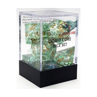 Chronicle Cards Dice Poly Set Molten Lagoon (7) New