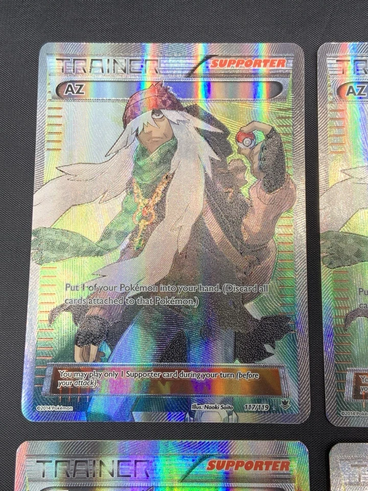 AZ FULL ART 117/119 Ultra Rare Pokemon Card 2014 XY Phantom Forces - Set Of 4 - Image 2 of 4