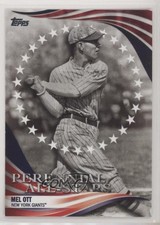 2019 Topps Update Perennial All-Stars Mel Ott #PAS-21 HOF 3v8