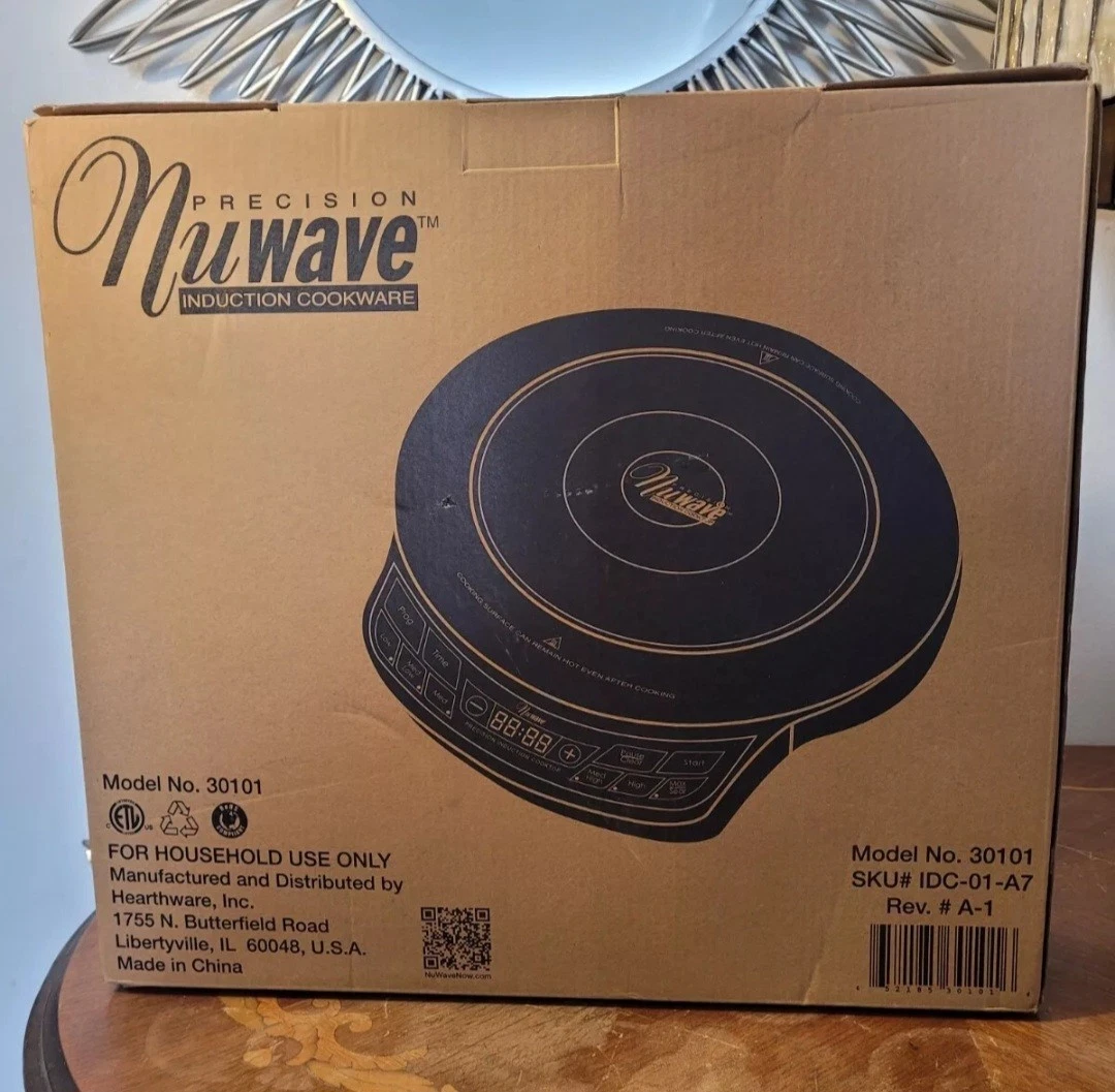 New Open Box Nuwave Precision Induction Cooktop Model 30101