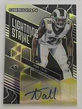 2018 Panini Obsidian - Lightning Strike Autographs Aqib Talib #LS-8 Electric...