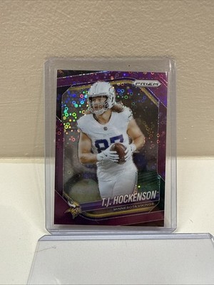 2025 Prizm TJ Hockenson Purple Disco  #173 Vikings /75 Color Match