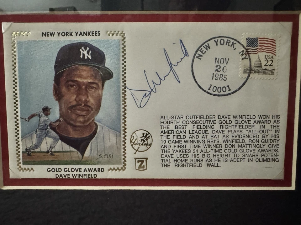 Dave Winfield Autographed Envelope - PSA COA, HOF Inductee, Padres & Yankees - Image 2 of 4