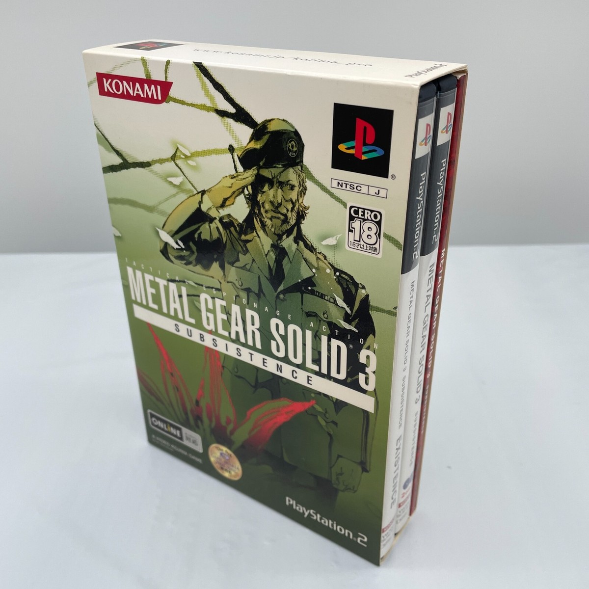 Playstation 2 PS2: Metal Gear Solid 3 - Subsistence [TOP & 1ERE EDITION RARE] Fr