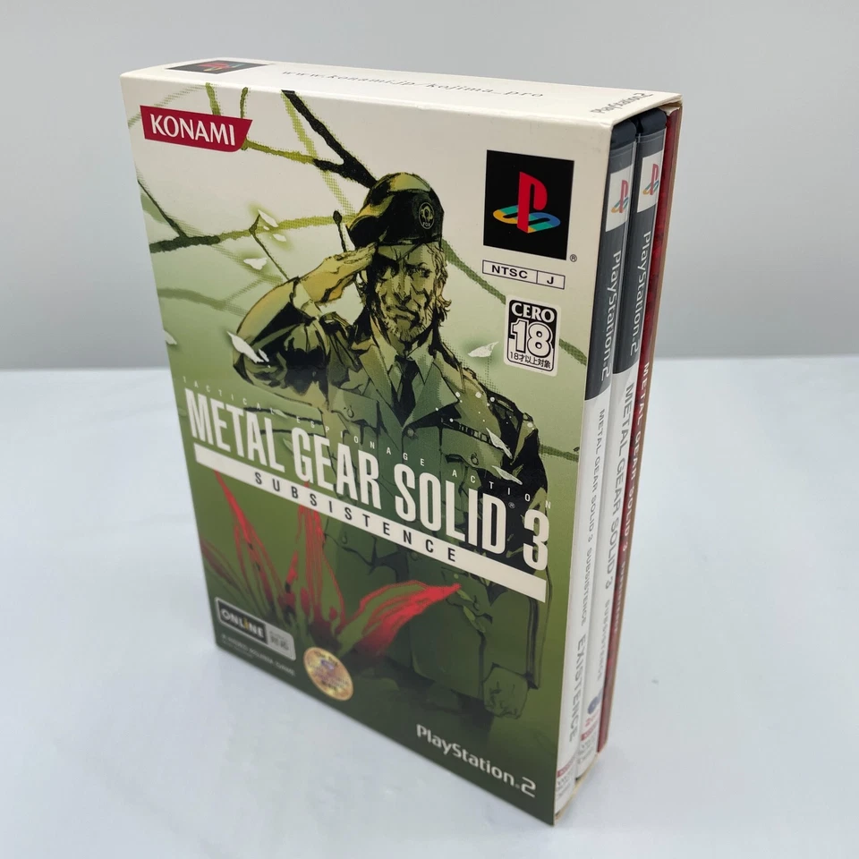 PS2 Metal Gear Solid 3 Subsistence Konami Sony Playstation 2 - Image 3 of 4