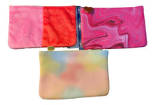 Lot of 3 IPSY Glam Bags January 2022, December 2019, and February 2023 Bag Only