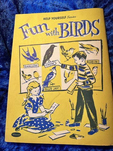 vintage coloring book 1950s children’s study book 1960 - 第 1/10 張圖片