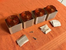 Lot Of 4 Nos Vintage Truck-lite Model 20 Amber Marker Lights Car Truck Van 1