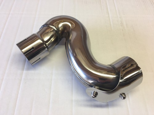 Aprilia RSV4 Scarico Basso Slung SP Acciaio Inox Lucido Stubby Big Bore 2010 2011 - Foto 2 di 8