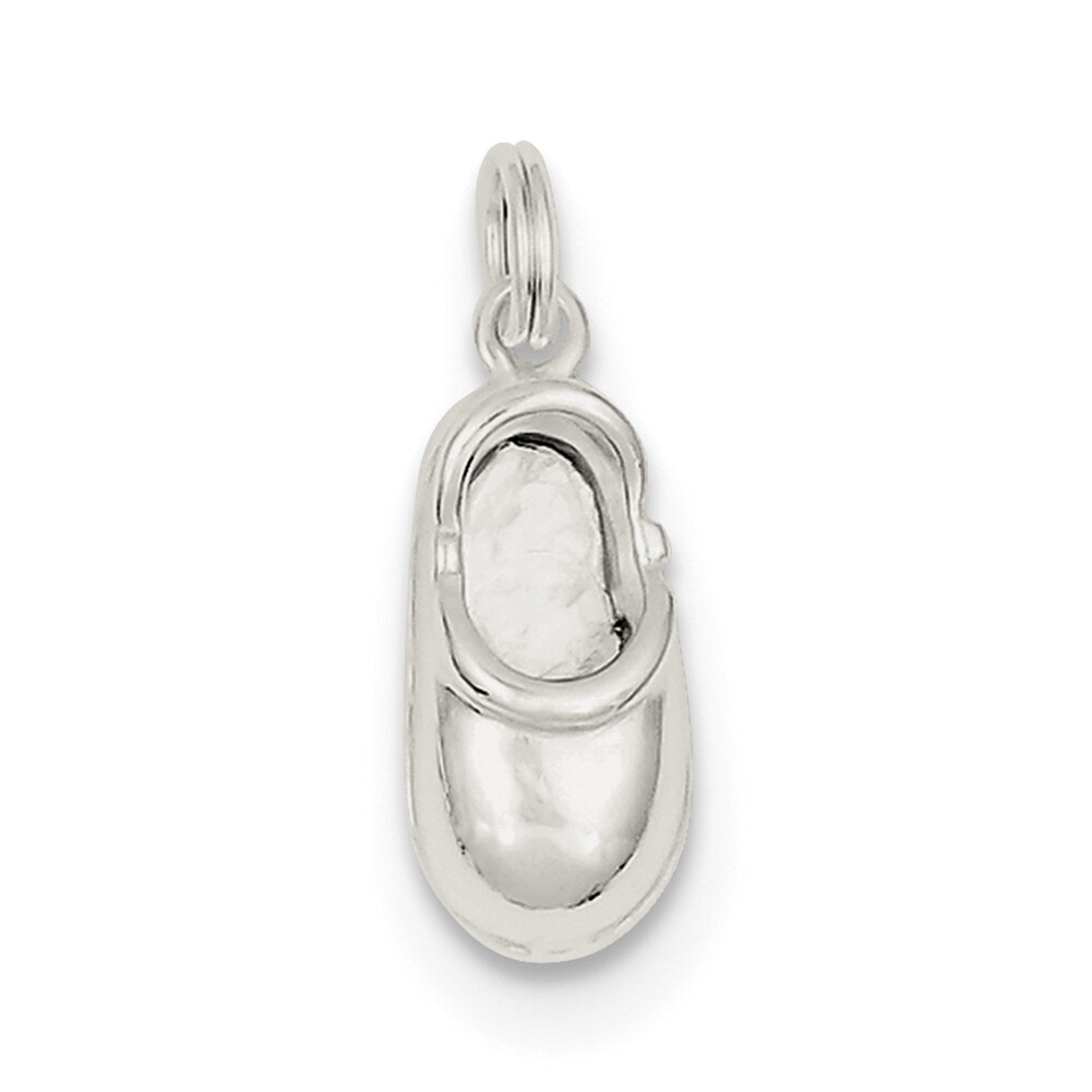 Sterling Silver Polished Shoe Charm QC6806 | eBay