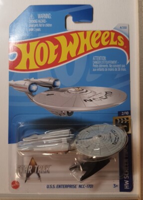 2024 HOT WHEELS #4 ''U.S.S. ENTERPRISE NCC-1701'' #2/10 HW SCREEN TIME STAR TREK