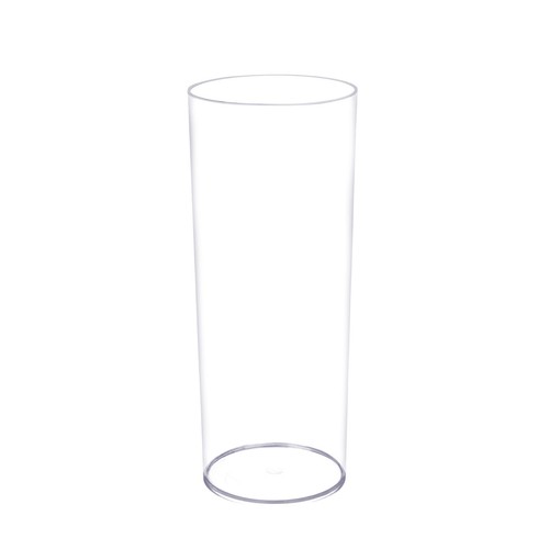 Simply Elegant Acrylic Flower Vase – Cylinder Centerpiece – Plastic Floral Vase