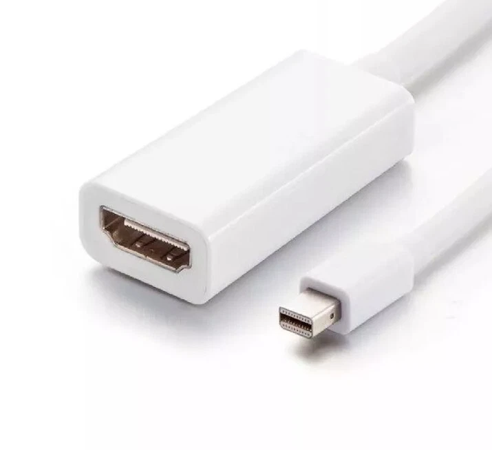 Mini Display Port DP Thunderbolt to HDMI Adapter Cable For Laptop Desktop PC - Image 2 of 3