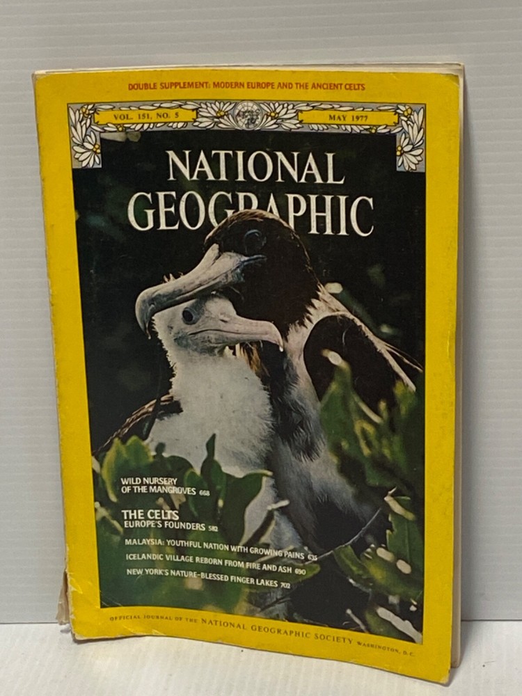 Vintage NATIONAL GEOGRAPHIC MAGAZINE MAY 1977 The Celts Vol. 151 No. 5