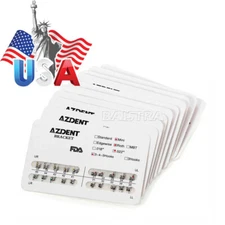 10 Packs AZDENT Dental Orthodontic Brackets Braces Mini Roth 0.022" Hooks 3-4-5