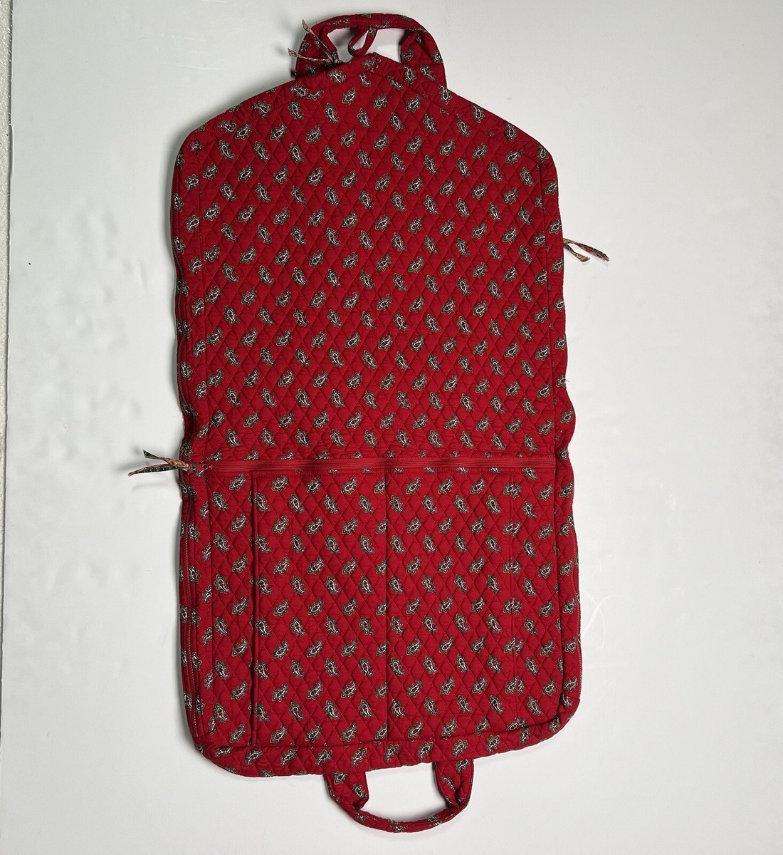 Vera Bradley Red Fall 1991 Garment Bag Made in USA Large  display picture 2