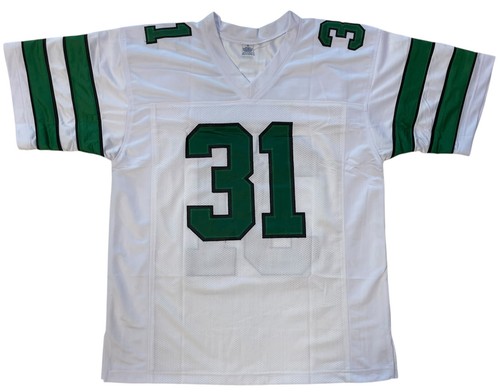 AARON GLENN Signed NEW YORK JETS Jersey BECKETT WITNESS COA XL - 第 3/4 張圖片