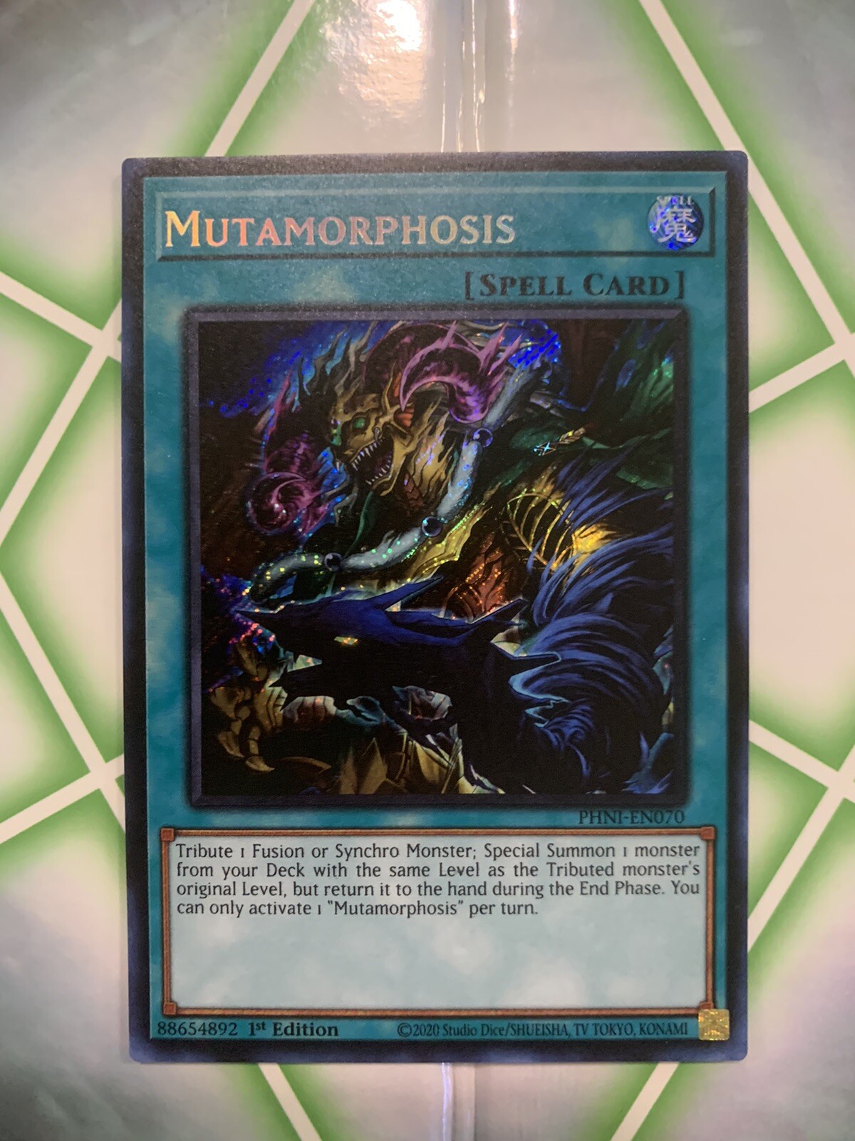 Yugioh! Mutamorphosis - PHNI-EN070 - Secret Rare - 1st Edition Near Mint